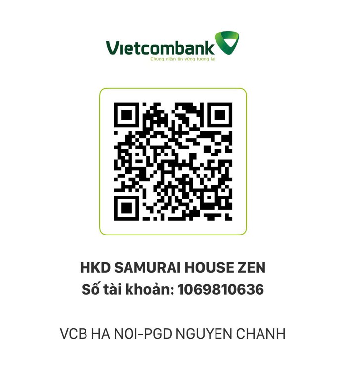 Mã QR Vietcombank — HKD SAMURAI HOUSE ZEN — 1069810636